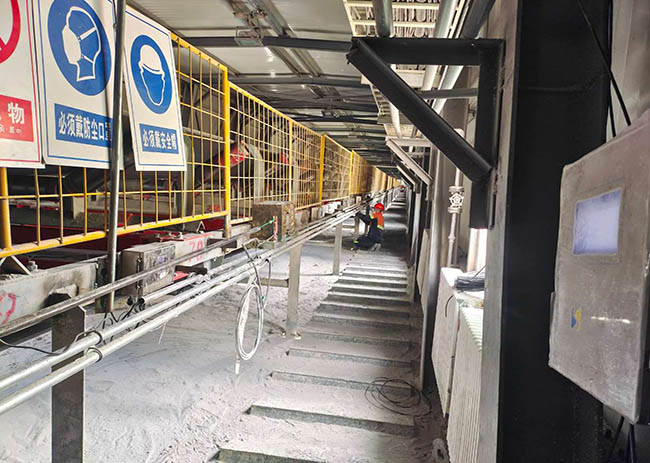 西藏巨龍銅業(yè)高精度電子皮帶秤項(xiàng)目